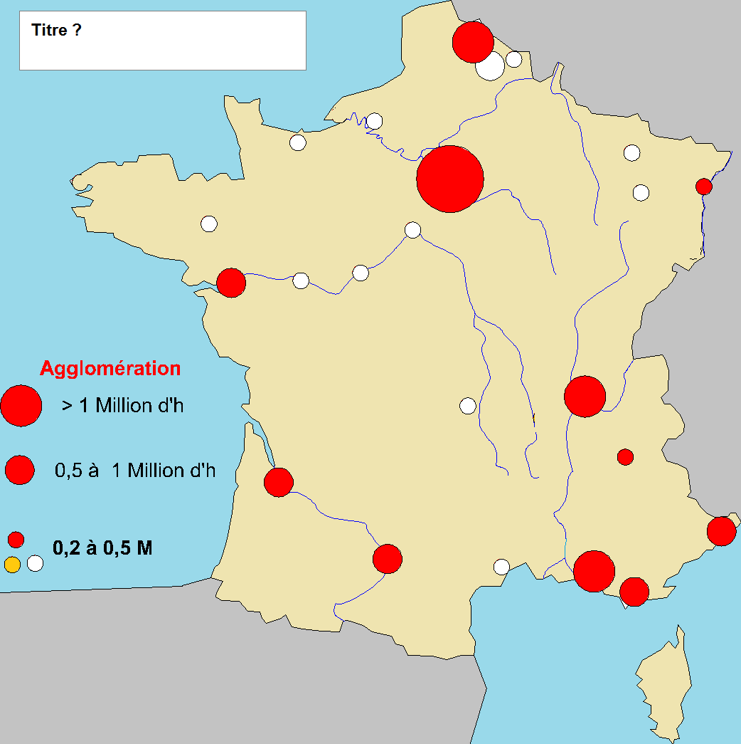 Carte Des Principales Villes De France